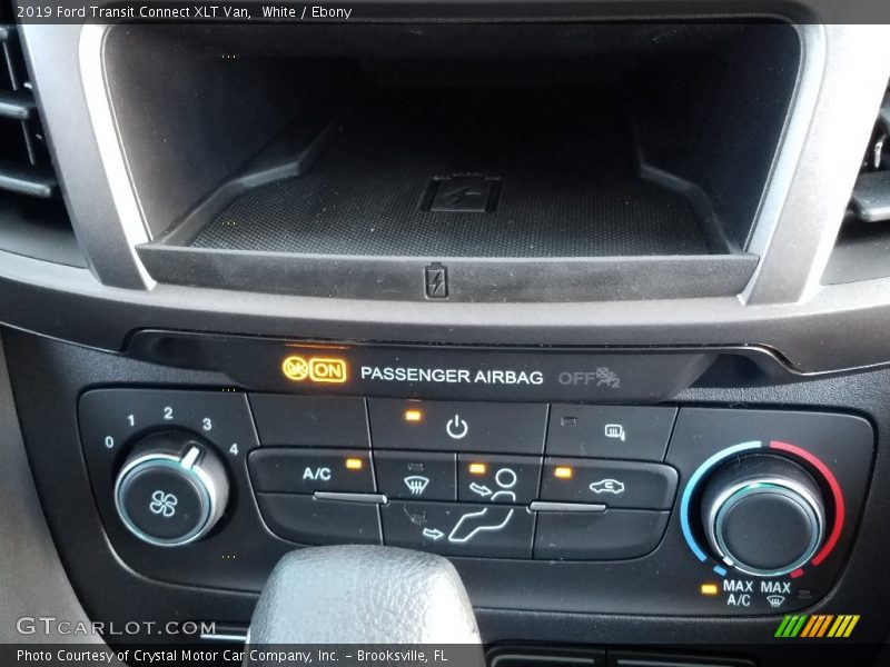 White / Ebony 2019 Ford Transit Connect XLT Van