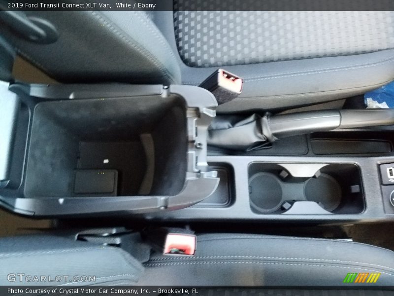 White / Ebony 2019 Ford Transit Connect XLT Van