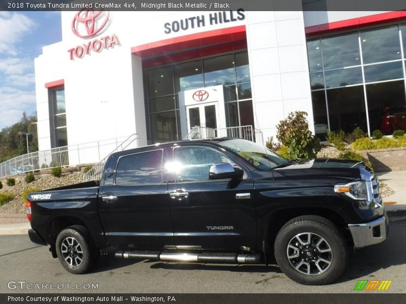 Midnight Black Metallic / Black 2018 Toyota Tundra Limited CrewMax 4x4