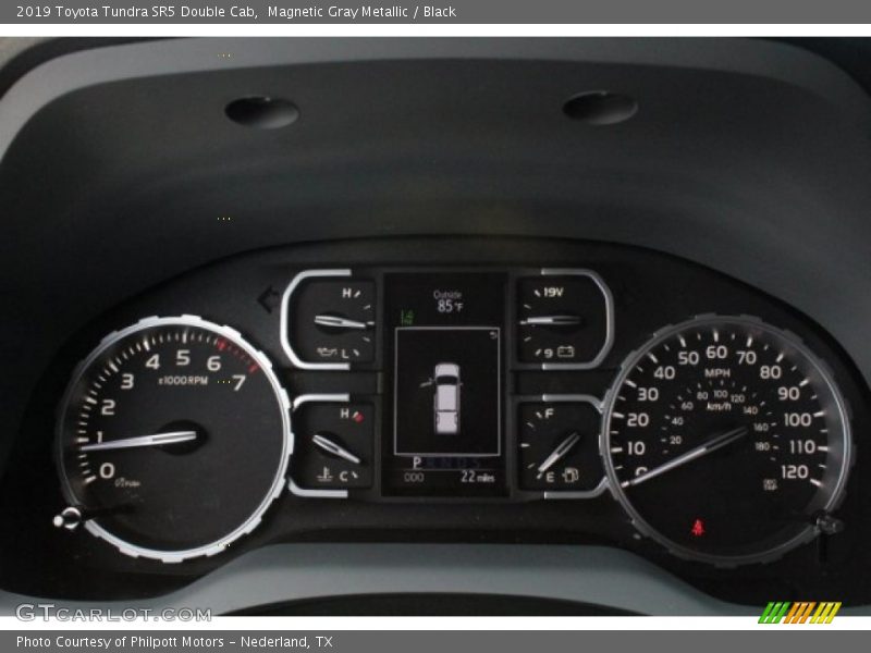 Magnetic Gray Metallic / Black 2019 Toyota Tundra SR5 Double Cab