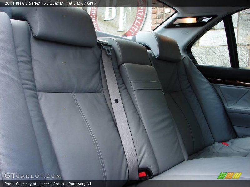 Jet Black / Grey 2001 BMW 7 Series 750iL Sedan