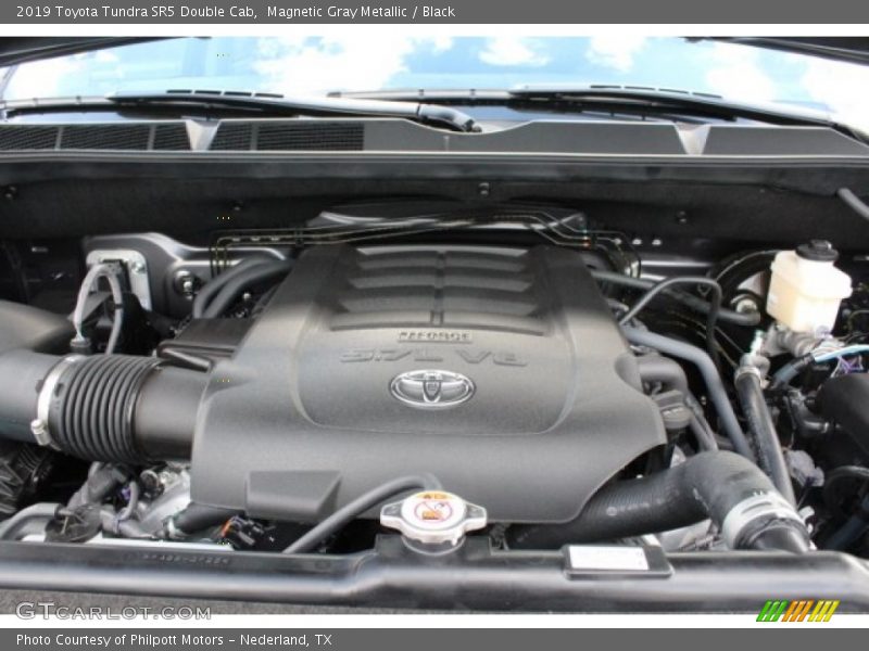 Magnetic Gray Metallic / Black 2019 Toyota Tundra SR5 Double Cab