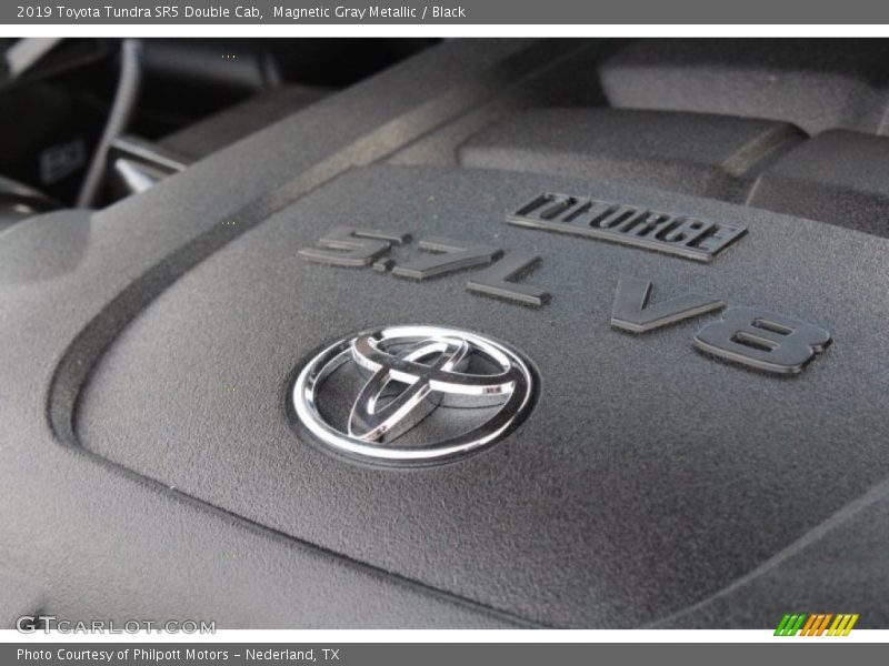 Magnetic Gray Metallic / Black 2019 Toyota Tundra SR5 Double Cab