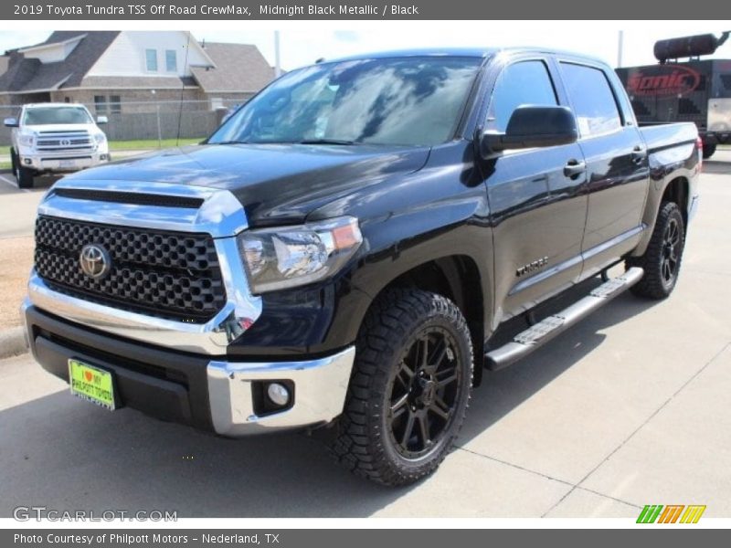 Midnight Black Metallic / Black 2019 Toyota Tundra TSS Off Road CrewMax