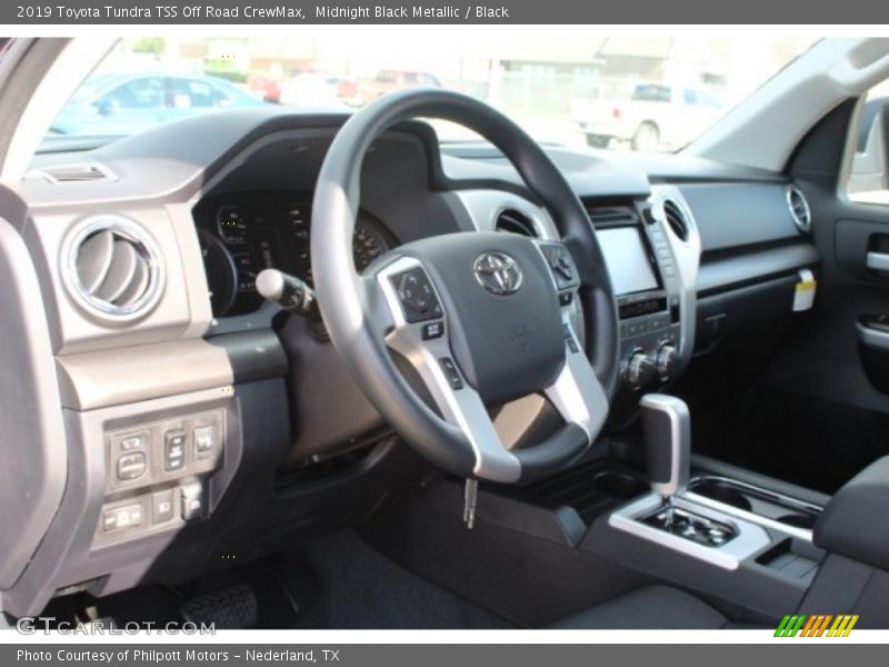 Midnight Black Metallic / Black 2019 Toyota Tundra TSS Off Road CrewMax