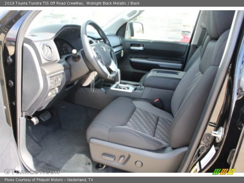 Midnight Black Metallic / Black 2019 Toyota Tundra TSS Off Road CrewMax