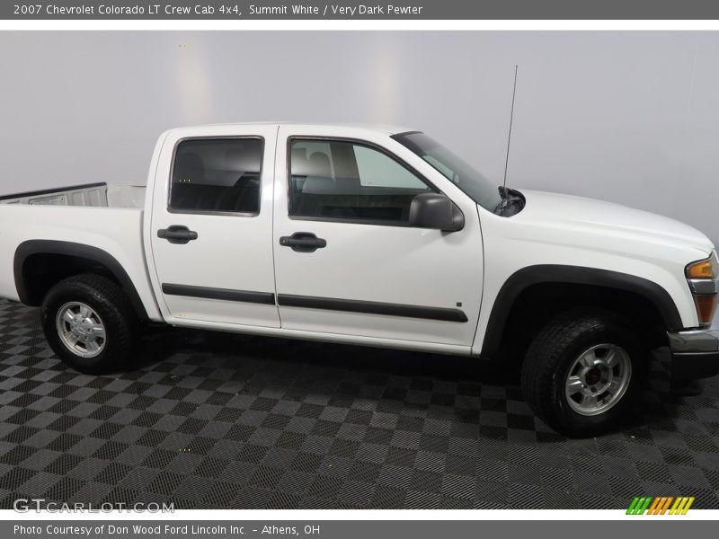 Summit White / Very Dark Pewter 2007 Chevrolet Colorado LT Crew Cab 4x4