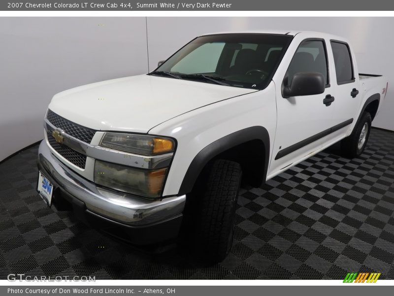 Summit White / Very Dark Pewter 2007 Chevrolet Colorado LT Crew Cab 4x4