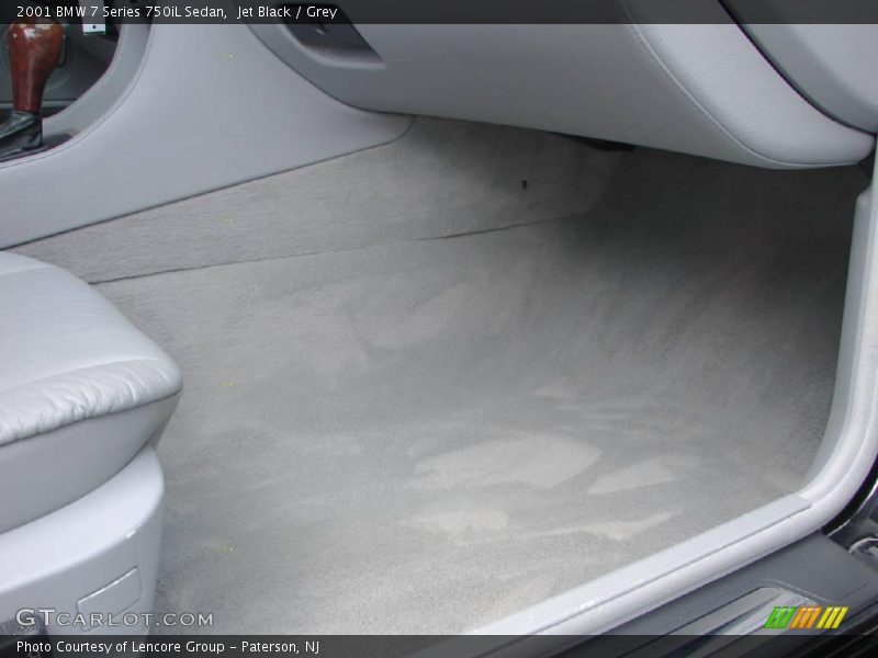 Jet Black / Grey 2001 BMW 7 Series 750iL Sedan