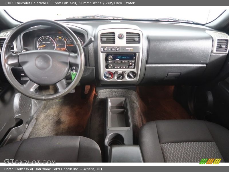 Summit White / Very Dark Pewter 2007 Chevrolet Colorado LT Crew Cab 4x4