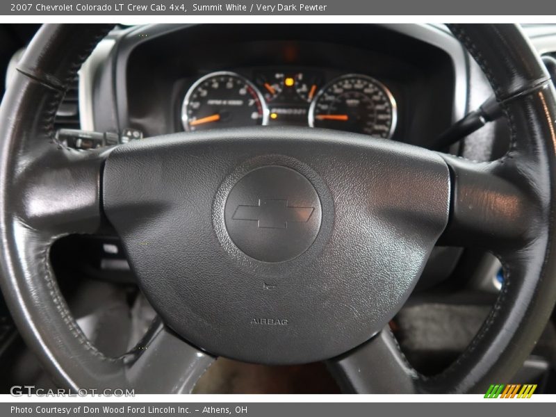 Summit White / Very Dark Pewter 2007 Chevrolet Colorado LT Crew Cab 4x4