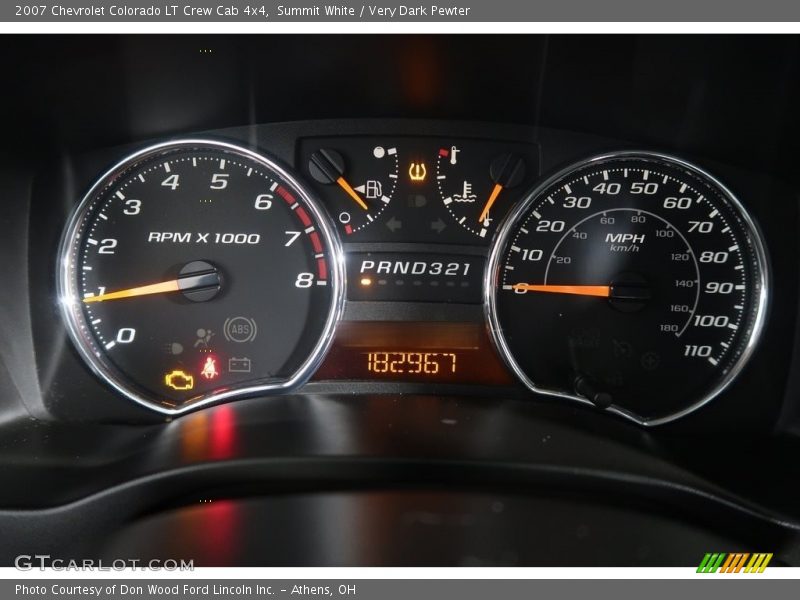 Summit White / Very Dark Pewter 2007 Chevrolet Colorado LT Crew Cab 4x4