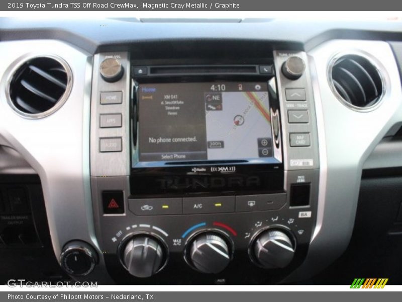 Navigation of 2019 Tundra TSS Off Road CrewMax