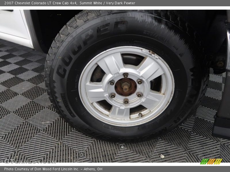 Summit White / Very Dark Pewter 2007 Chevrolet Colorado LT Crew Cab 4x4