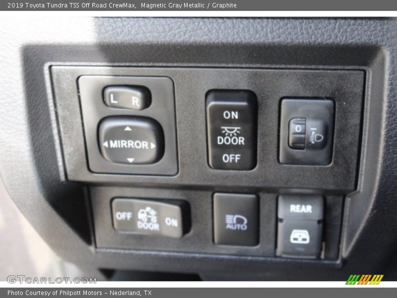 Controls of 2019 Tundra TSS Off Road CrewMax