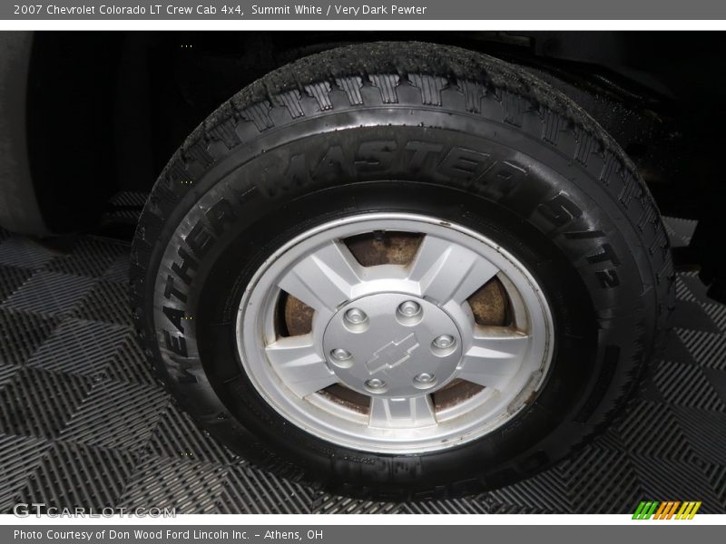 Summit White / Very Dark Pewter 2007 Chevrolet Colorado LT Crew Cab 4x4