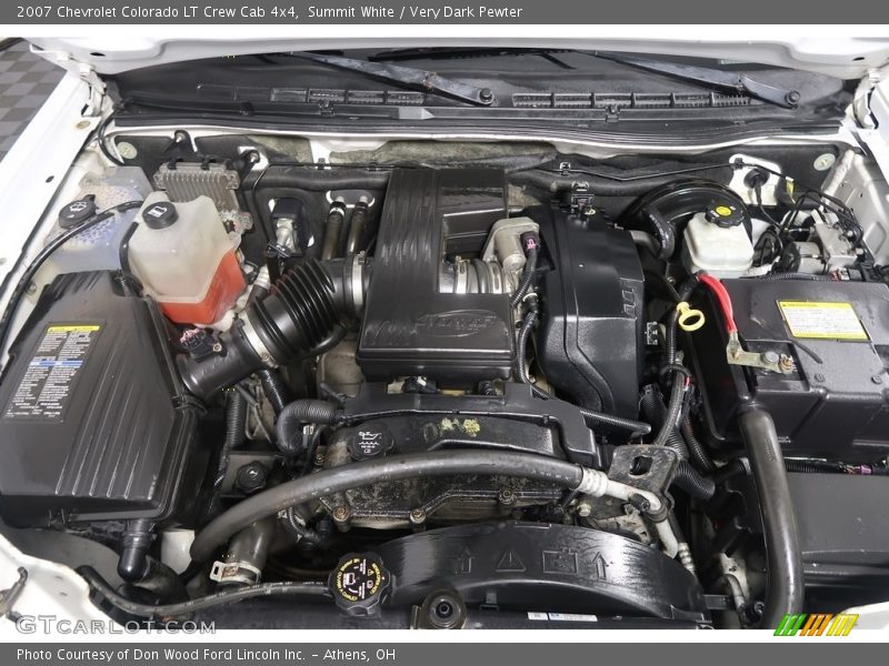 Summit White / Very Dark Pewter 2007 Chevrolet Colorado LT Crew Cab 4x4