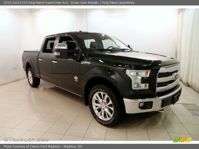 Green Gem Metallic / King Ranch Java/Mesa 2015 Ford F150 King Ranch SuperCrew 4x4