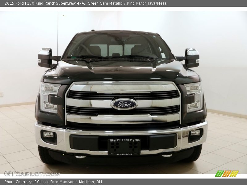 Green Gem Metallic / King Ranch Java/Mesa 2015 Ford F150 King Ranch SuperCrew 4x4