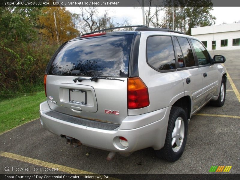 Liquid Silver Metallic / Medium Pewter 2004 GMC Envoy SLE 4x4