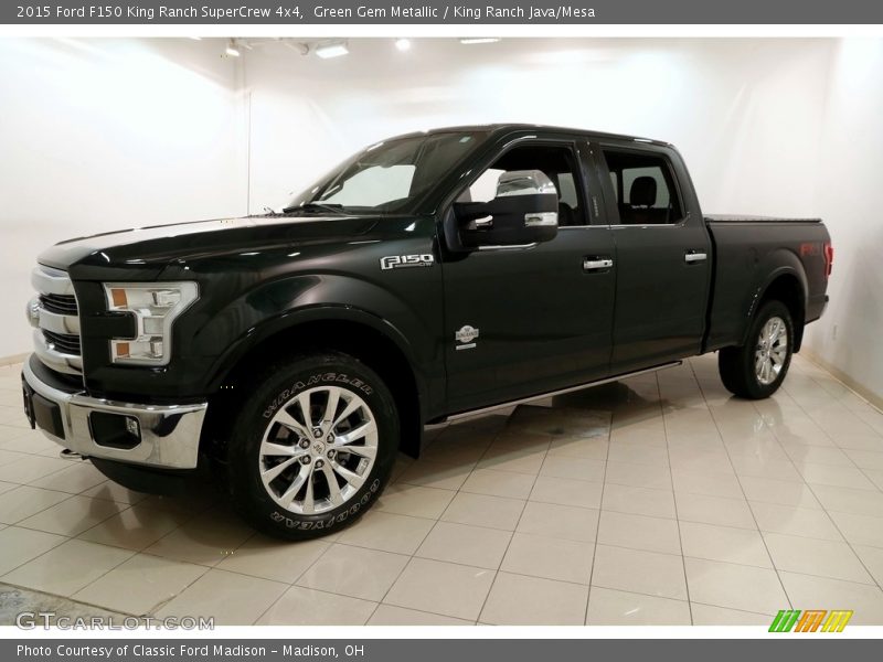 Green Gem Metallic / King Ranch Java/Mesa 2015 Ford F150 King Ranch SuperCrew 4x4