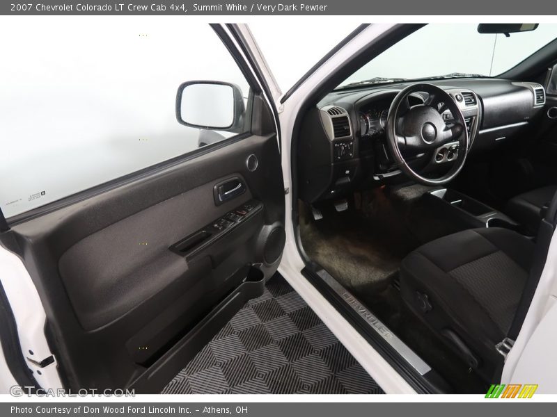 Summit White / Very Dark Pewter 2007 Chevrolet Colorado LT Crew Cab 4x4