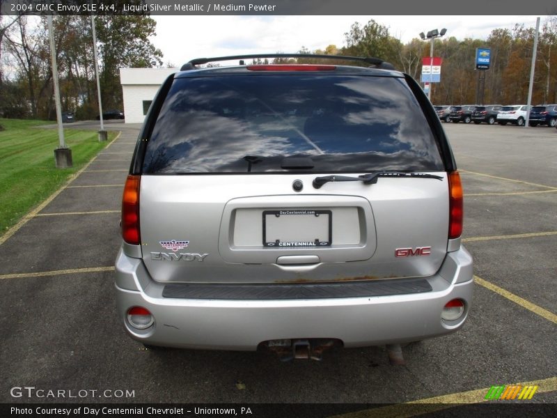 Liquid Silver Metallic / Medium Pewter 2004 GMC Envoy SLE 4x4