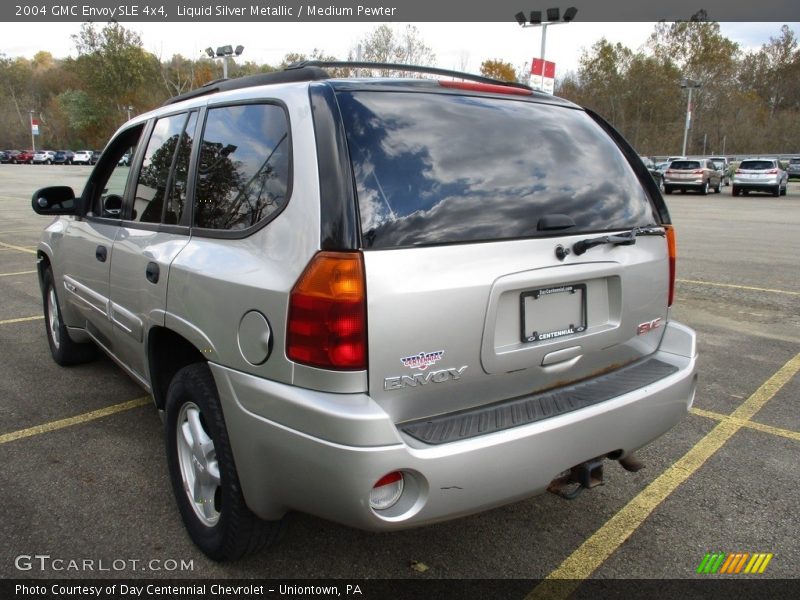 Liquid Silver Metallic / Medium Pewter 2004 GMC Envoy SLE 4x4