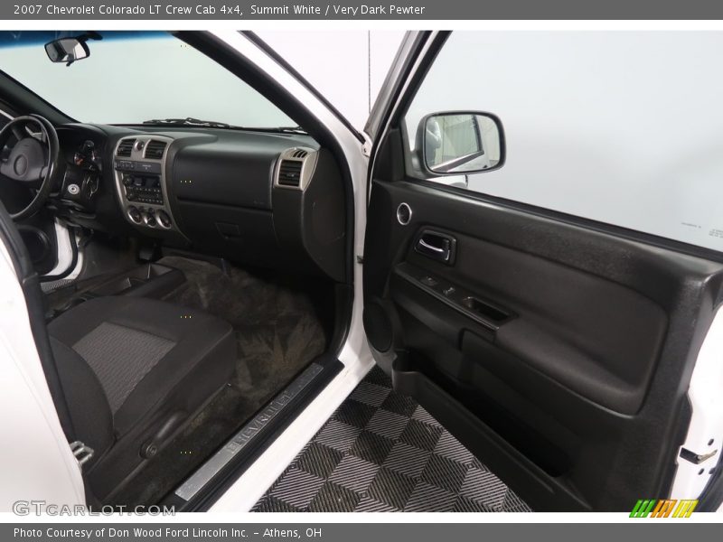 Summit White / Very Dark Pewter 2007 Chevrolet Colorado LT Crew Cab 4x4