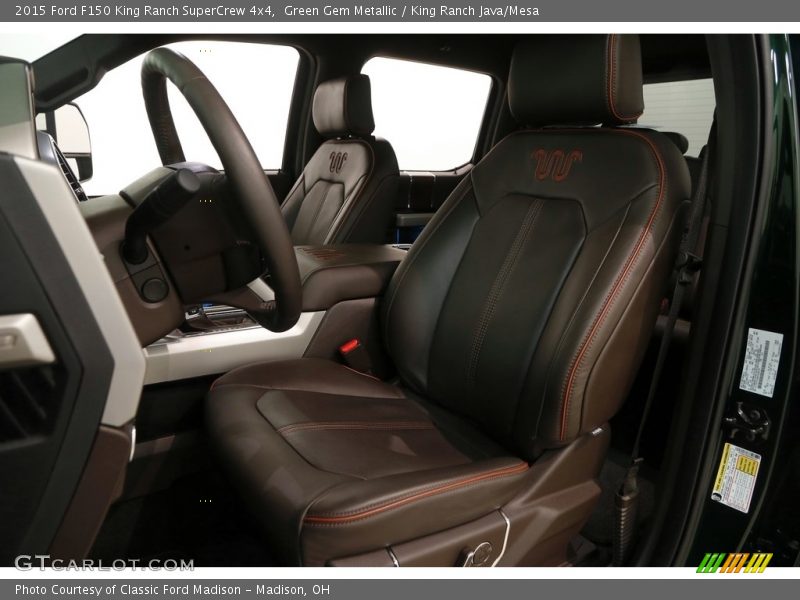 Green Gem Metallic / King Ranch Java/Mesa 2015 Ford F150 King Ranch SuperCrew 4x4