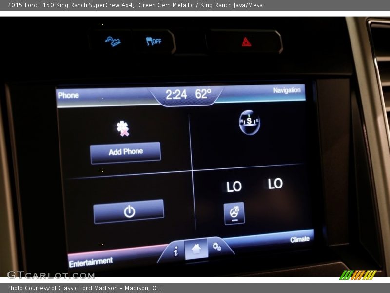 Green Gem Metallic / King Ranch Java/Mesa 2015 Ford F150 King Ranch SuperCrew 4x4