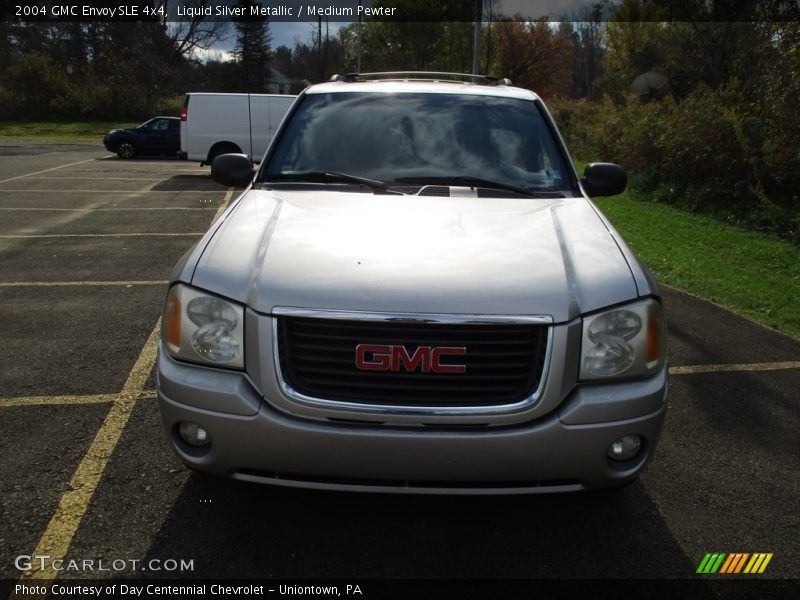 Liquid Silver Metallic / Medium Pewter 2004 GMC Envoy SLE 4x4