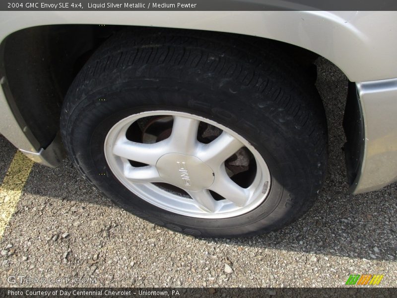 Liquid Silver Metallic / Medium Pewter 2004 GMC Envoy SLE 4x4