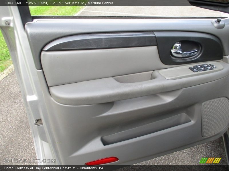 Liquid Silver Metallic / Medium Pewter 2004 GMC Envoy SLE 4x4