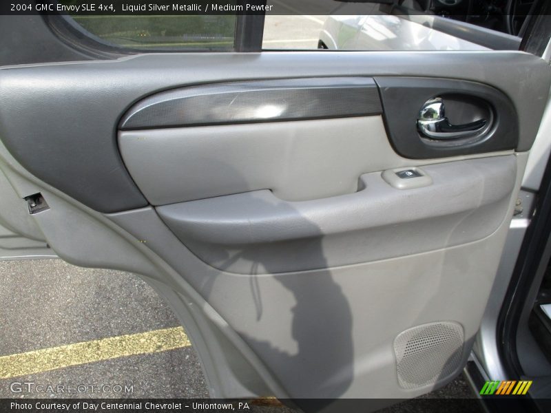 Liquid Silver Metallic / Medium Pewter 2004 GMC Envoy SLE 4x4