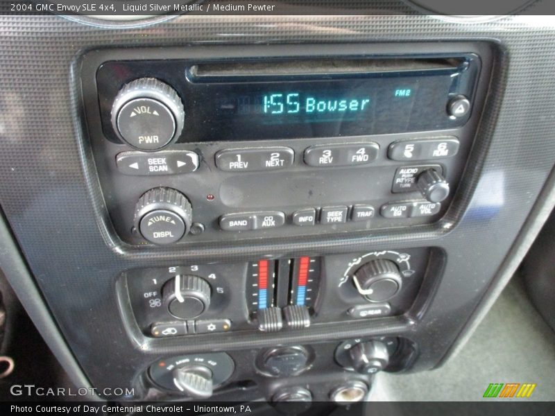 Liquid Silver Metallic / Medium Pewter 2004 GMC Envoy SLE 4x4