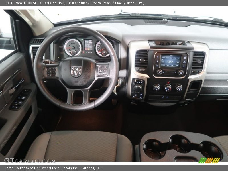 Dashboard of 2018 1500 SLT Quad Cab 4x4