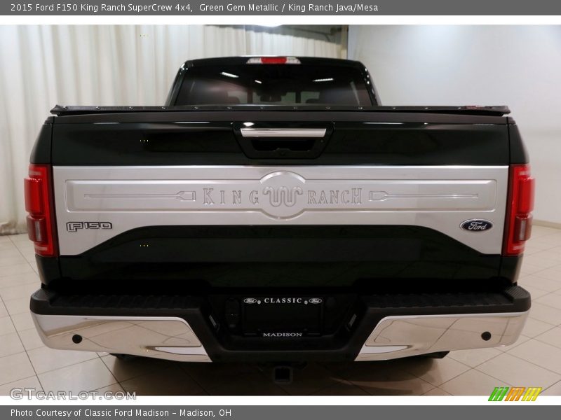 Green Gem Metallic / King Ranch Java/Mesa 2015 Ford F150 King Ranch SuperCrew 4x4