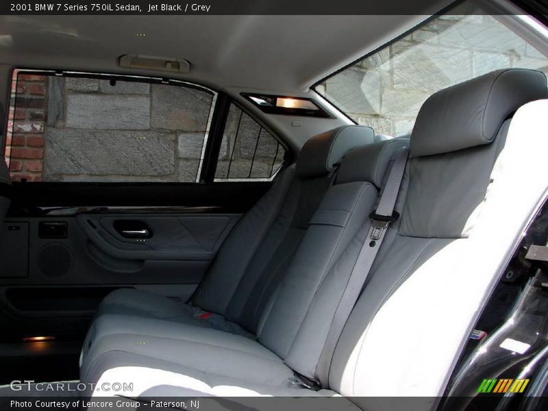 Jet Black / Grey 2001 BMW 7 Series 750iL Sedan