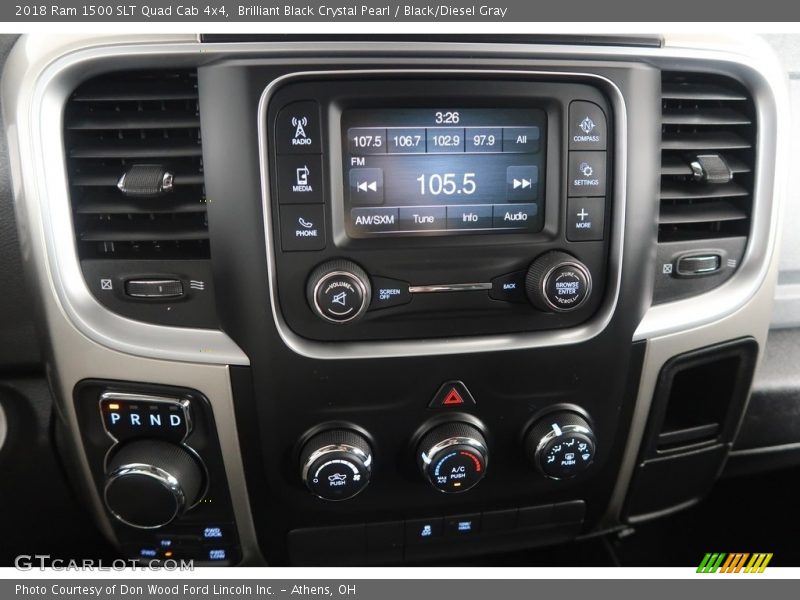 Controls of 2018 1500 SLT Quad Cab 4x4