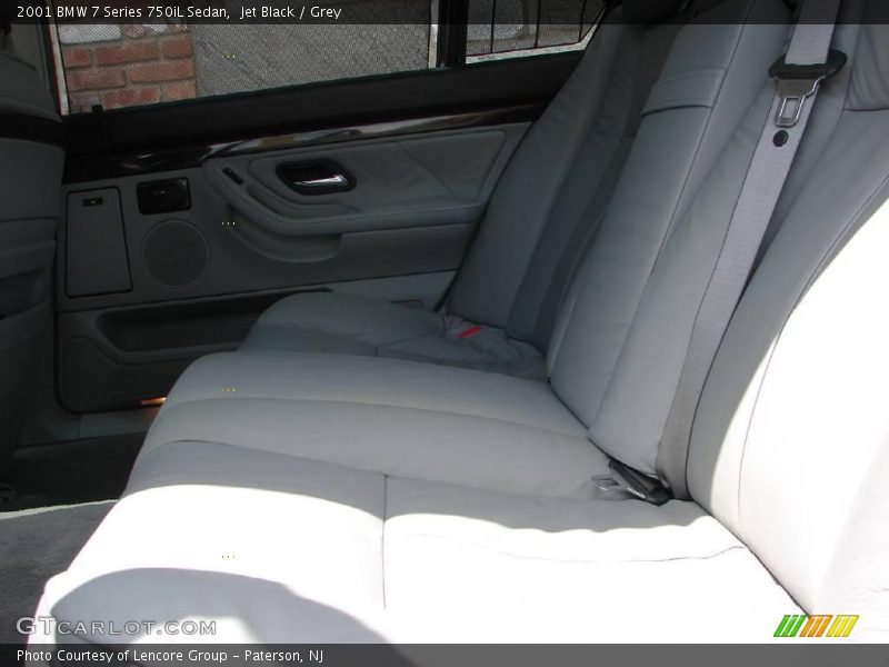 Jet Black / Grey 2001 BMW 7 Series 750iL Sedan