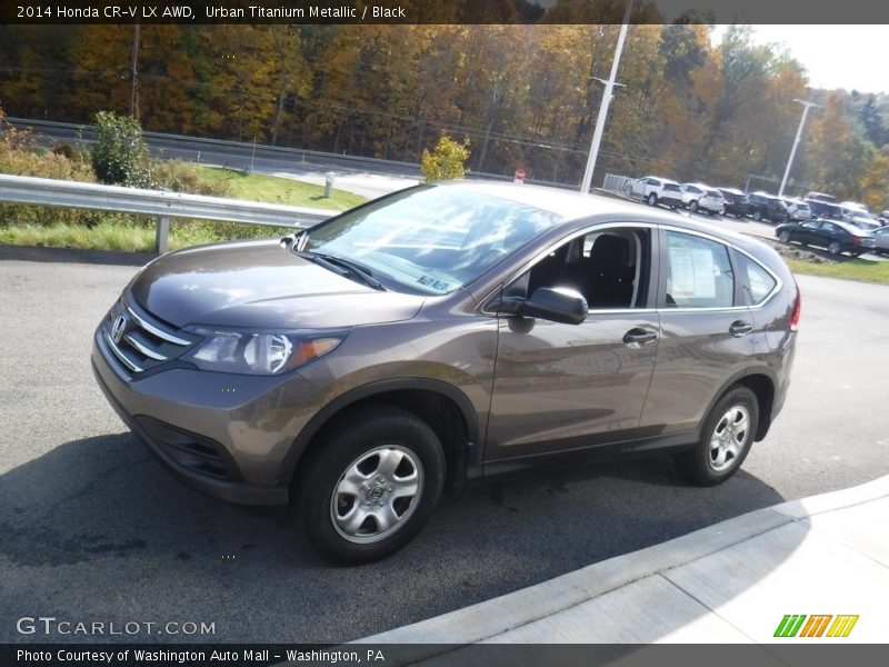 Urban Titanium Metallic / Black 2014 Honda CR-V LX AWD