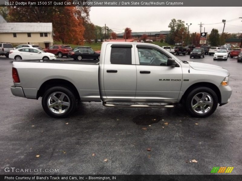 Bright Silver Metallic / Dark Slate Gray/Medium Graystone 2012 Dodge Ram 1500 ST Quad Cab 4x4