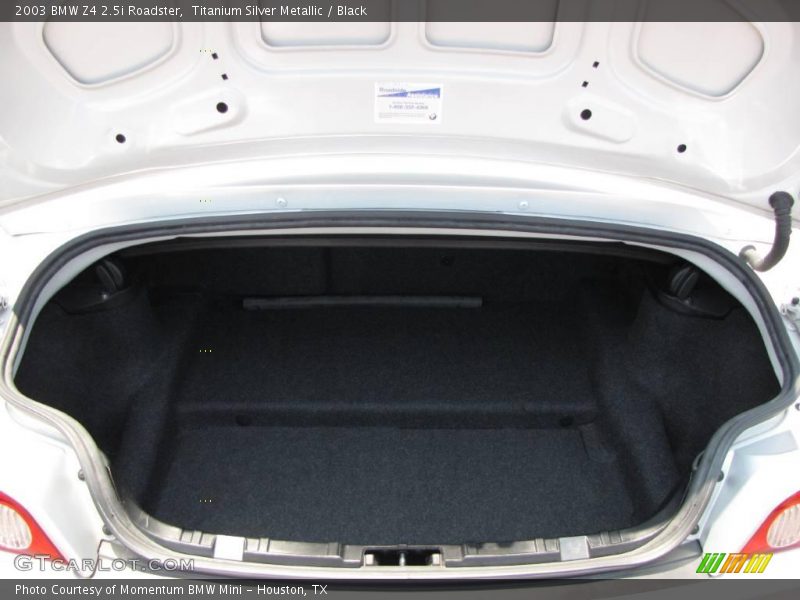 Titanium Silver Metallic / Black 2003 BMW Z4 2.5i Roadster