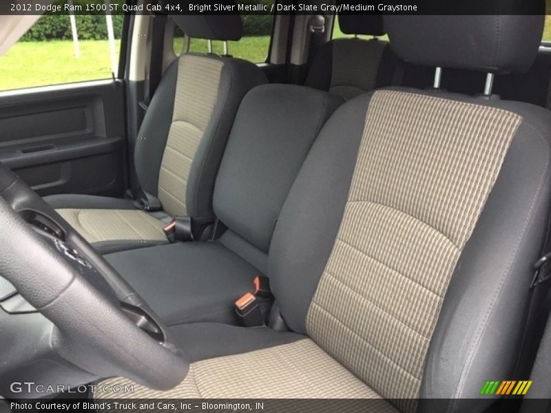 Bright Silver Metallic / Dark Slate Gray/Medium Graystone 2012 Dodge Ram 1500 ST Quad Cab 4x4