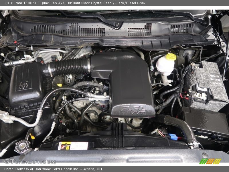  2018 1500 SLT Quad Cab 4x4 Engine - 3.6 Liter DOHC 24-Valve VVT Pentastar V6