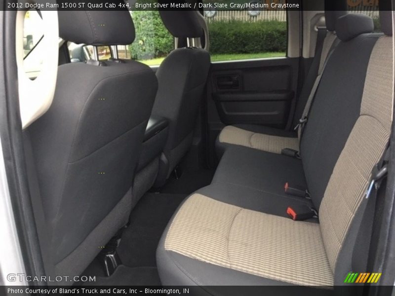 Bright Silver Metallic / Dark Slate Gray/Medium Graystone 2012 Dodge Ram 1500 ST Quad Cab 4x4