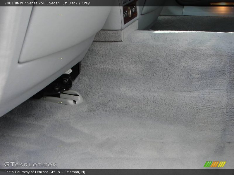 Jet Black / Grey 2001 BMW 7 Series 750iL Sedan