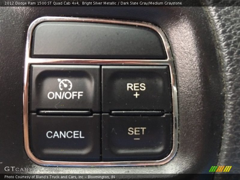 Bright Silver Metallic / Dark Slate Gray/Medium Graystone 2012 Dodge Ram 1500 ST Quad Cab 4x4