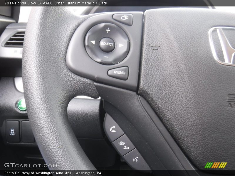 Urban Titanium Metallic / Black 2014 Honda CR-V LX AWD